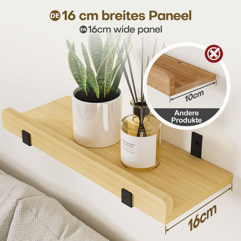 Yorbay Wandregal 2er Set, Breite 40 cm - YB116-T083 - 4 - yorbiy.com