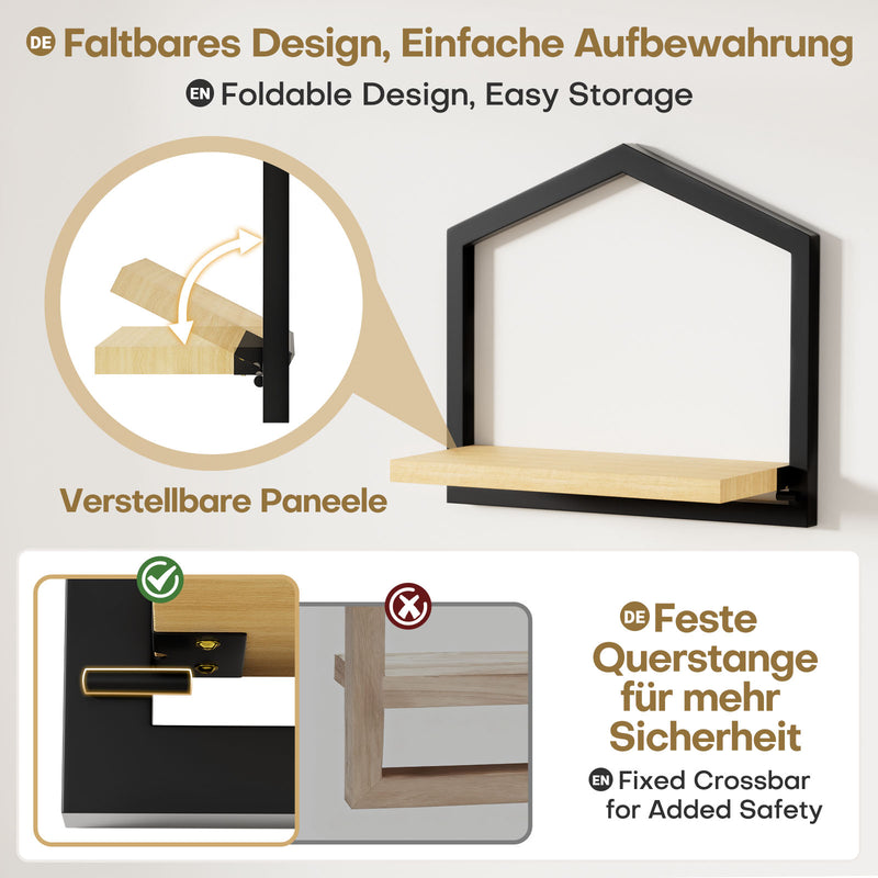 Yorbay 3 - teilige Wandregal - Set - YB118-T085 - 6 - yorbiy.com