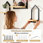 Yorbay 3 - teilige Wandregal - Set - YB118-T085 - 5 - yorbiy.com