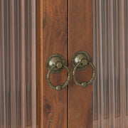 Vintage Wandschrank mit Glastüren und Handtuchhalter, 63 x 60 x 18 cm - YB - W2552P291567 - 4 - yorbiy.com