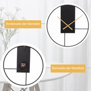 Yorbay Wanduhr aus Metall, 40x40cm / 50x50cm - YB003 - W011 - 15 - yorbiy.com
