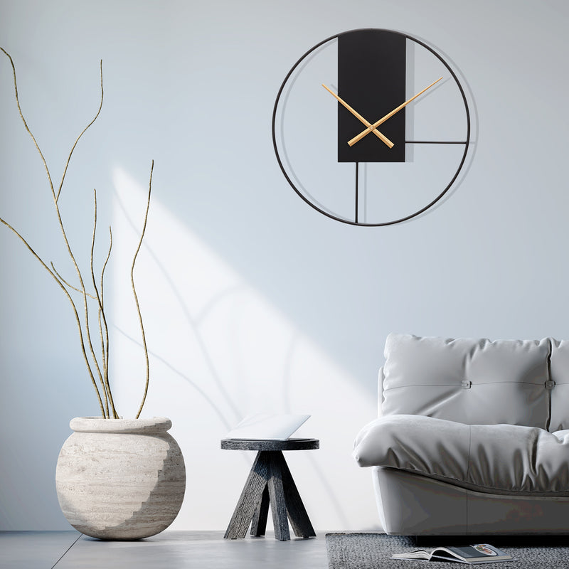 Yorbay Wanduhr aus Metall, 40x40cm / 50x50cm - YB003 - W011 - 11 - yorbiy.com