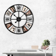 Retro-Wanduhr aus Metall 6 - yorbiy.com