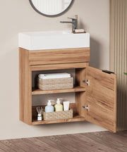 Yorbay Waschbecken mit Unterschrank, wandhängend - YB100-D057 - 2 - yorbiy.com