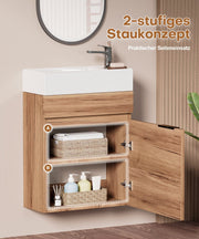 Yorbay Waschbecken mit Unterschrank, wandhängend - YB100-D057 - 5 - yorbiy.com
