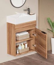 Yorbay Waschbecken mit Unterschrank, wandhängend - YB100-D057 - 8 - yorbiy.com