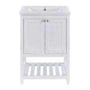 Einzel Waschtisch mit Unterschrank 60cm mit Keramik - Waschbecken - YB - LY316593AAA - 7 - yorbiy.com