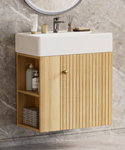 Yorbay hängender Waschtischunterschrank 55 cm mit Waschbecken - YB097-D065 - 17 - yorbiy.com