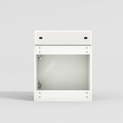Hängender Waschtischunterschrank 46 cm mit Keramik - Waschbecken - YB - N656P240831K - 22 - yorbiy.com