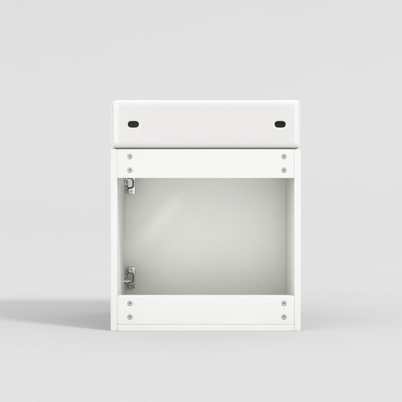 Hängender Waschtischunterschrank 46 cm mit Keramik - Waschbecken - YB - N656P240831K - 22 - yorbiy.com