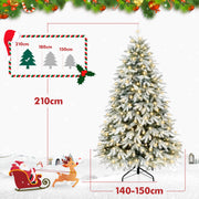 Yorbay künstlicher Weihnachtsbaum mit 10 Lichtmodi - O042 - 2 - yorbiy.com