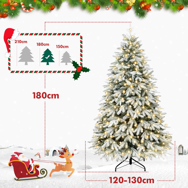 Yorbay künstlicher Weihnachtsbaum mit 10 Lichtmodi - O042 - 5 - yorbiy.com