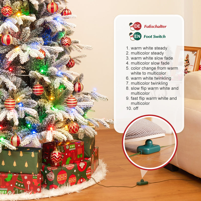 Yorbay künstlicher Weihnachtsbaum mit 10 Lichtmodi - O042 - 3 - yorbiy.com