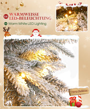 Yorbay künstlicher Weihnachtsbaum mit Schnee und warmweißen LED - Leuchten, 150 cm, 180 cm und 210 cm - O026 - 7 - yorbiy.com