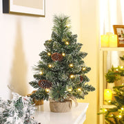 Yorbay Mini-Weihnachtsbaum mit LED-Beleuchtung und Schnee, 40 cm / 70 cm - O027A - 6 - yorbiy.com