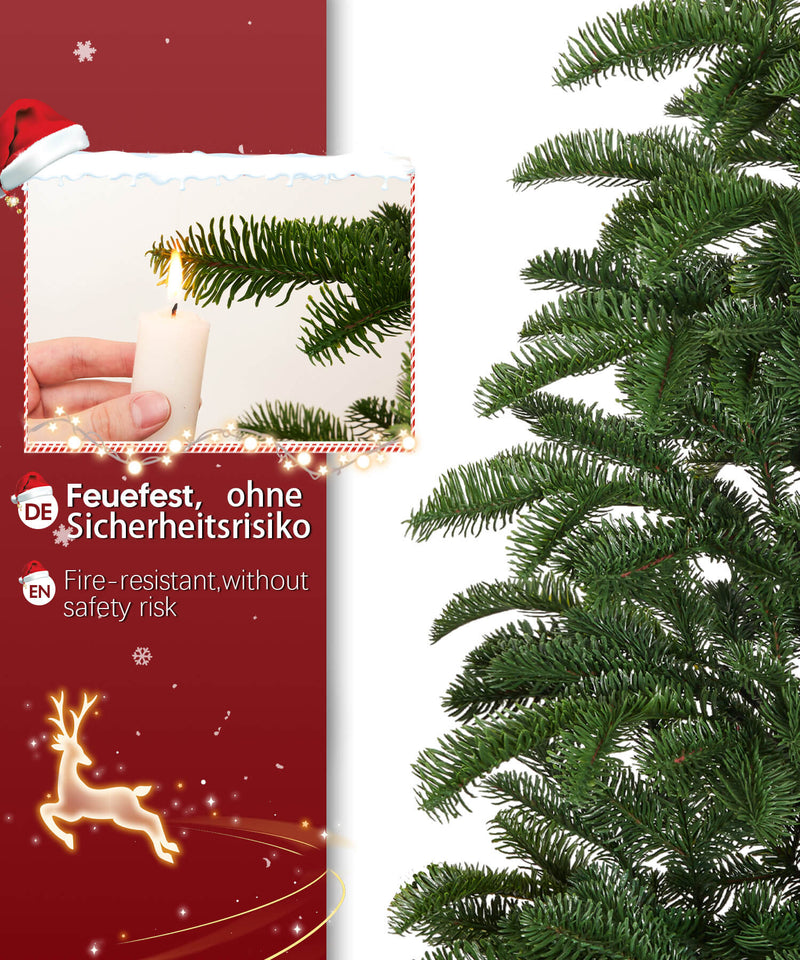 Yorbay künstlicher Weihnachtsbaum aus PE, flammhemmend, 180cm - O062 - 5 - yorbiy.com