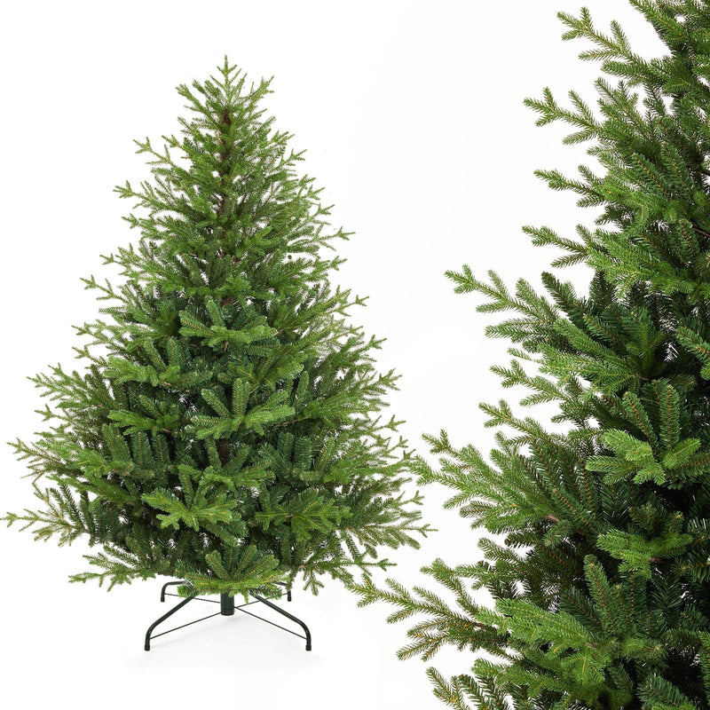 Yorbay künstlicher Weihnachtsbaum aus PE & PVC mit Eisenständer, 150 / 180 / 210 cm - O063 - 1 - yorbiy.com