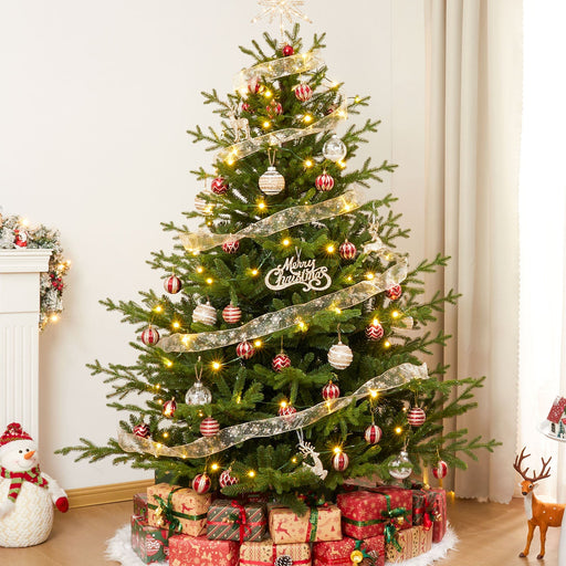 Yorbay künstlicher Weihnachtsbaum aus PE & PVC mit Eisenständer, 150 / 180 / 210 cm - O063 - 2 - yorbiy.com