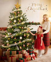 Yorbay künstlicher Weihnachtsbaum aus PE & PVC mit Eisenständer, 150 / 180 / 210 cm - O063 - 9 - yorbiy.com