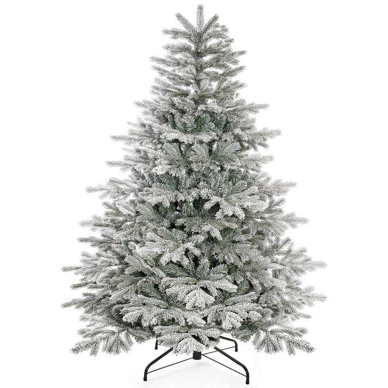 Yorbay künstlicher Weihnachtsbaum mit Schneebeflockung, 150 / 180 / 210 cm - O066 - 1 - yorbiy.com