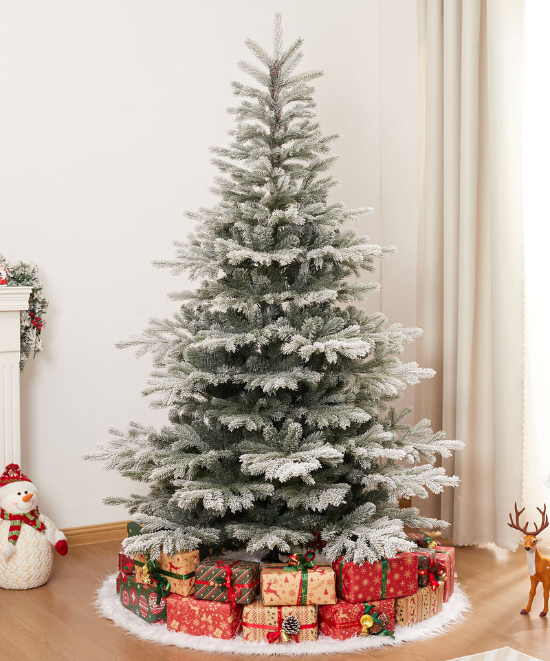 Yorbay künstlicher Weihnachtsbaum mit Schneebeflockung, 150 / 180 / 210 cm - O066 - 10 - yorbiy.com