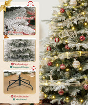 Yorbay künstlicher Weihnachtsbaum mit Schneebeflockung, 150 / 180 / 210 cm - O066 - 6 - yorbiy.com