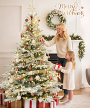 Yorbay künstlicher Weihnachtsbaum mit Schneebeflockung, 150 / 180 / 210 cm - O066 - 9 - yorbiy.com
