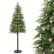 Yorbay künstlicher Weihnachtsbaum mit warmweißer Beleuchtung, flammhemmend, 180cm - O069 - 1 - yorbiy.com