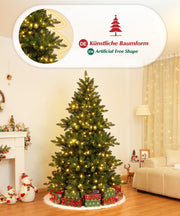 Yorbay künstlicher Weihnachtsbaum mit LED - Beleuchtung, warmweiß, 150 / 180 / 210 cm - O074 - 8 - yorbiy.com