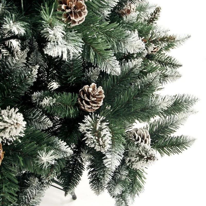 Yorbay künstlich Weihnachtsbaum mit Schnee und Deko - K185 - 6 - yorbiy.com