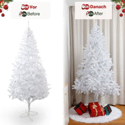 Yorbay Weihnachtsbaumdecke aus Kunstfell weiß, 78cm / 90cm / 122cm / 150cm - O28 - 7 - yorbiy.com
