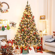 Yorbay Weihnachtsbaumdecke aus Kunstfell weiß, 78cm / 90cm / 122cm / 150cm - O11 - 2 - yorbiy.com