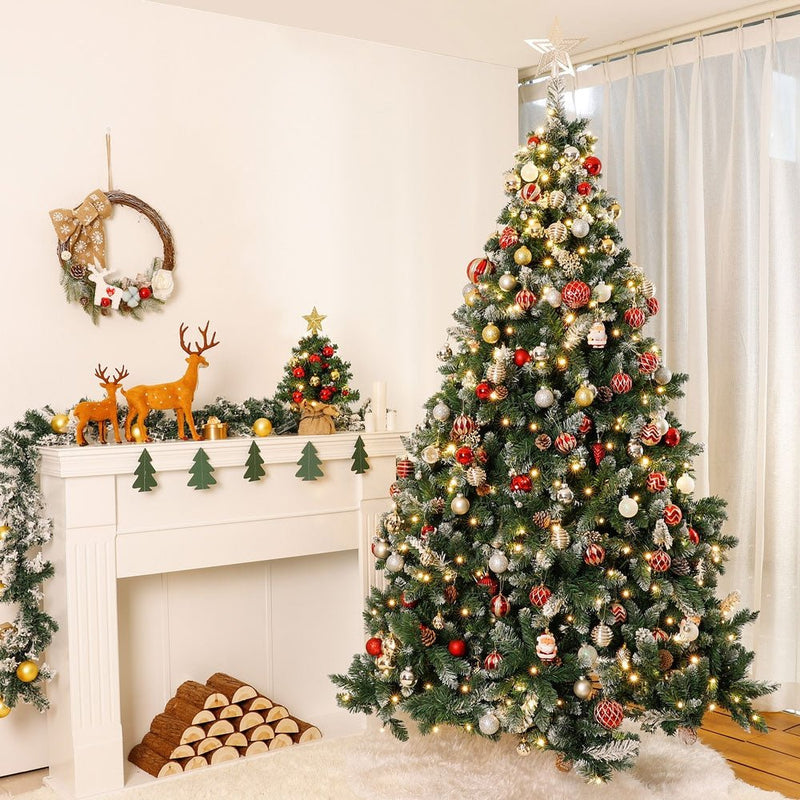 Yorbay Weihnachtsbaumdecke aus Kunstfell weiß, 78cm / 90cm / 122cm / 150cm - O28 - 8 - yorbiy.com