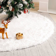 Yorbay Weihnachtsbaumdecke aus Kunstfell weiß, 78cm / 90cm / 122cm / 150cm - O11 - 1 - yorbiy.com