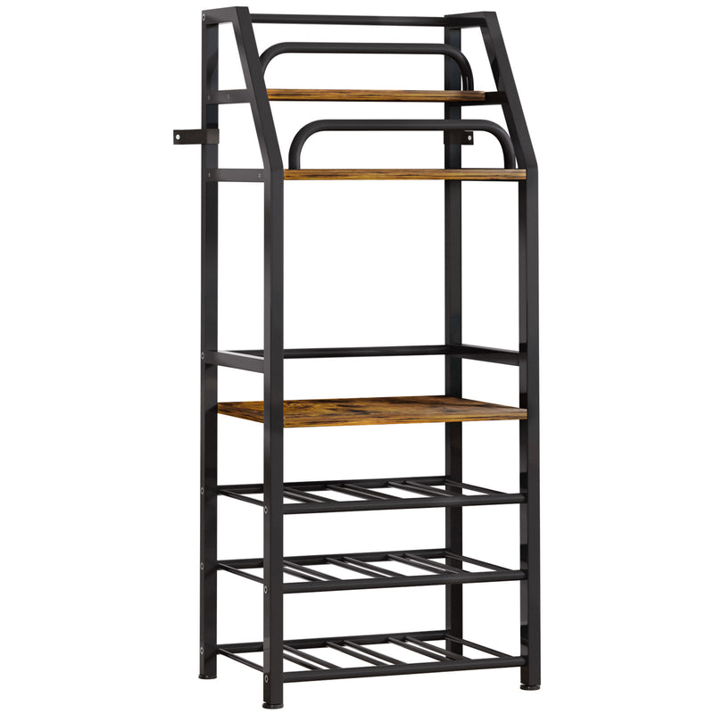 Yorbay Weinregal mit 6 Ebenen für 12 Flaschen, 42 x 29 x 102 cm - YB085 - T069 - 1 - yorbiy.com