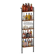 Yorbay 5-stufiges Wand- & Stand-Weinregal mit LED - YS033-T115 - 1 - yorbiy.com