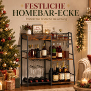 Yorbay Weinregal mit Schublade & Glashalter - YS037-T124 - 10 - yorbiy.com