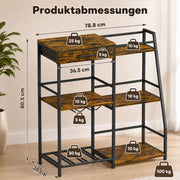 Yorbay Weinregal mit Schublade & Glashalter - YS037-T124 - 3 - yorbiy.com