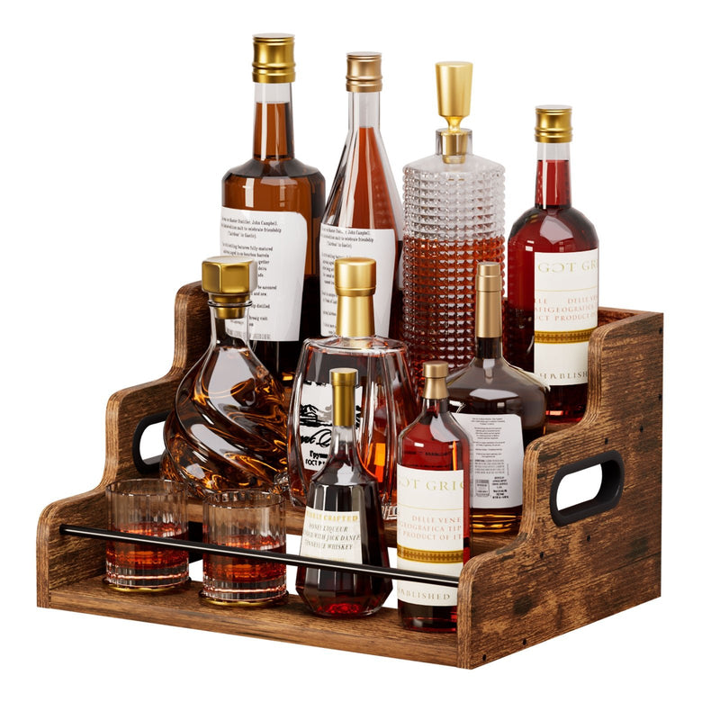 Yorbay Tisch - Weinregal 3 - stufig für 12 Flaschen - YB109 - D059 - 10 - yorbiy.com