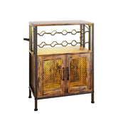Yorbay Weinschrank mit Flaschenregal, Glashalter und RGB - LED - Beleuchtung - YS023-T102 - 1 - yorbiy.com