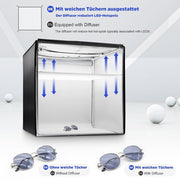 Yorbay Fotostudio 60 x 60 x 60 cm mit dimmbarer LED - Beleuchtung und 4 Hintergrundpapieren - F08A - 6 - yorbiy.com