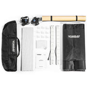 Yorbay Fotostudio 60 x 60 x 60 cm mit dimmbarer LED - Beleuchtung und 4 Hintergrundpapieren - F08A - 8 - yorbiy.com