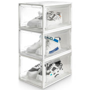 Yorbay Super transparent Schuhbox Weiß - B56 - 1 - yorbiy.com