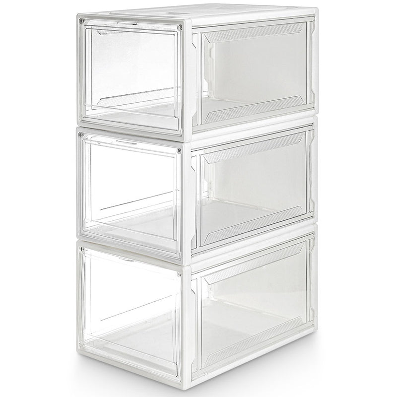 Yorbay Super transparent Schuhbox Schwarz - B57 - 6 - yorbiy.com