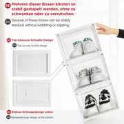 Yorbay Super transparent Schuhbox Schwarz - B57 - 9 - yorbiy.com