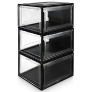 Yorbay Super transparent Schuhbox Schwarz - B57 - 5 - yorbiy.com