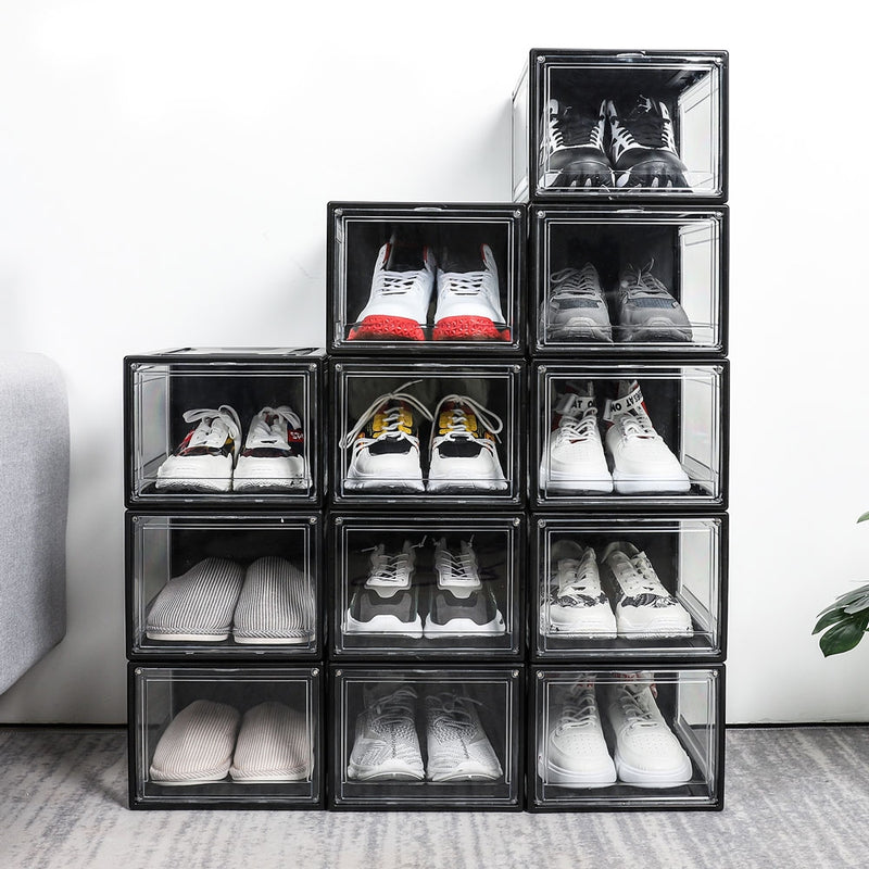 Yorbay Super transparent Schuhbox Schwarz - B57 - 4 - yorbiy.com