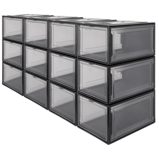 B39 12er Schuhbox Set in Schwarz - yorbiy.com