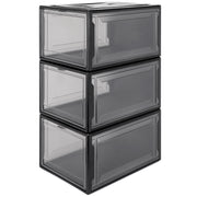 B39 3er Schuhbox Set in Schwarz - yorbiy.com