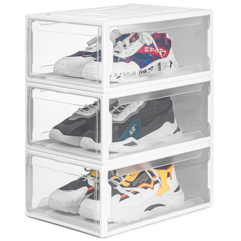 Yorbay Schuhbox, weiß S / L, 3er / 12er Set - B37 - 13 - yorbiy.com